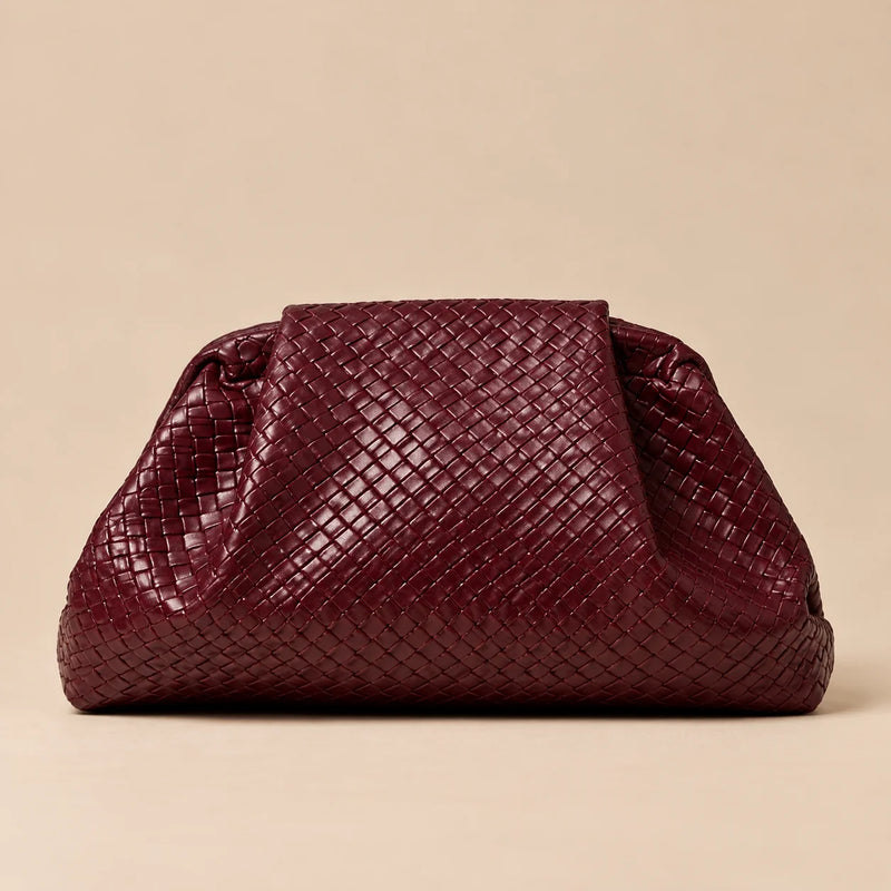Woven Pouch Clutch