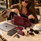 Woven Pouch Clutch